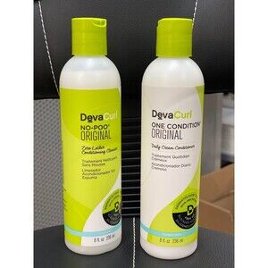 DevaCurl Original No Poo Shampoo & One Condition 8 oz Duo